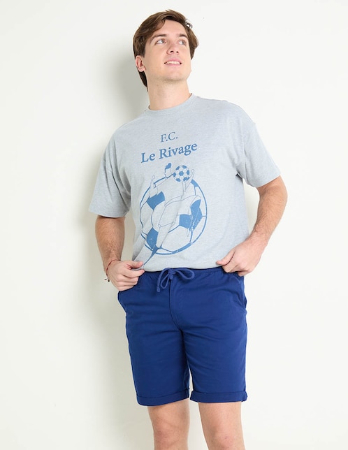Bermuda de algodón para hombre 1
