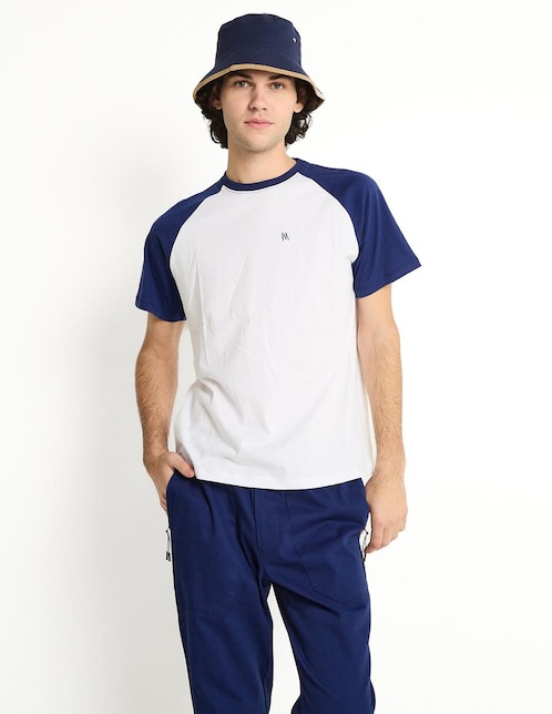 PLAYERA MOSSIMO, M, NAVY LISO C REDONDO