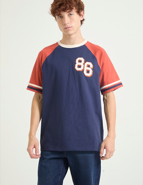 Playera cuello redondo para hombre 1