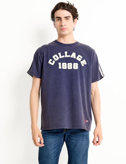 Playera cuello redondo para hombre 1