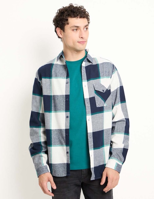 CAMISA MOSSIMO, CH, AZUL MARINO PRETEÑI