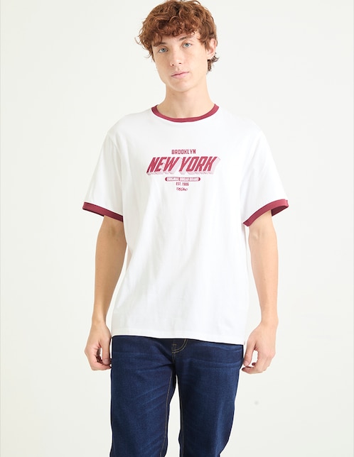 Playera cuello redondo para hombre 1
