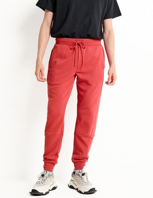 Pants regular con agujeta para hombre 1