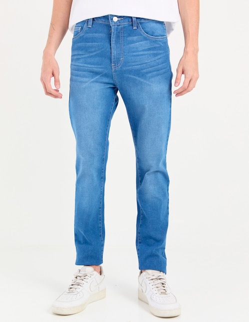 Jeans slim Mossimo lavado stone wash para hombre