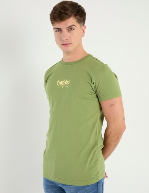 Playera cuello redondo para hombre 1