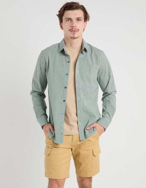 BERMUDA MOSSIMO, 28, AVENA LISO GABARDI