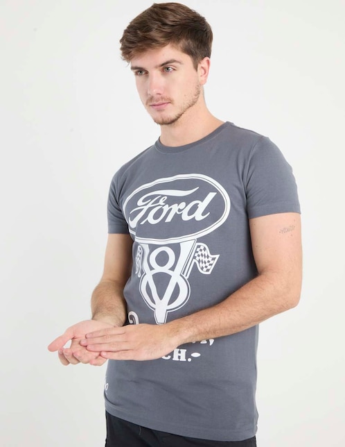 Playera cuello redondo para hombre 1