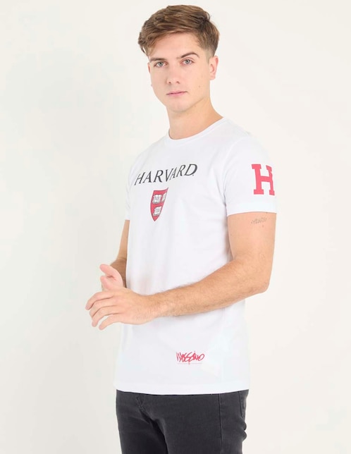 Playera Harvard cuello redondo para hombre 1