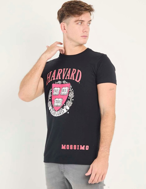 Playera Harvard cuello redondo para hombre 1