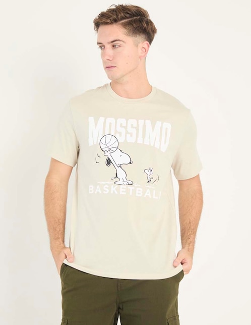 Playera Mossimo Snoopy cuello redondo para hombre