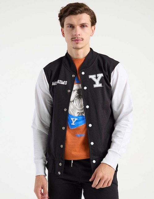 Chamarra casual Yale con bolsillos para hombre 1