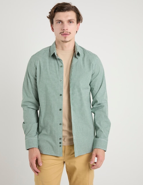 Camisa casual Mossimo manga larga para hombre