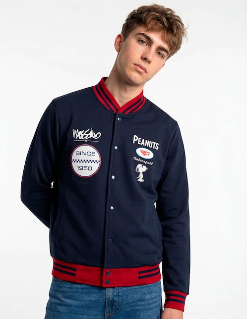 Chamarra bomber Mossimo cuello a contraste para hombre