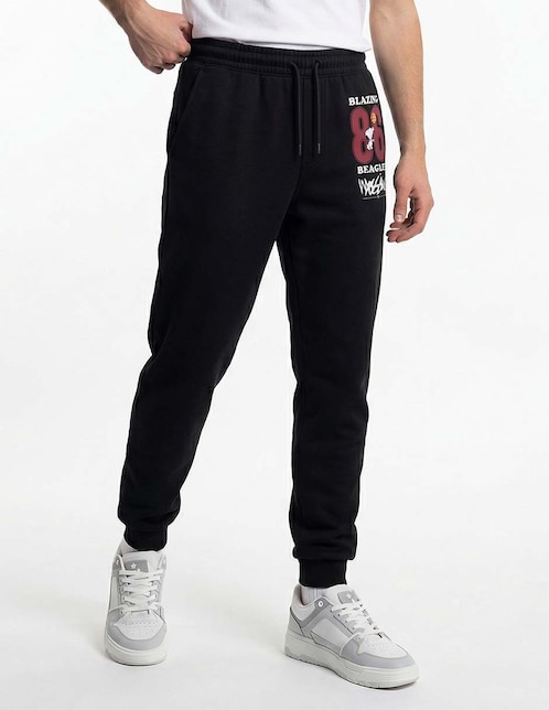 Jogger slim Mossimo estampado gráfico con bolsillos para hombre