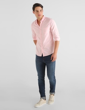 Jeans skinny Mossimo lavado stone wash para hombre