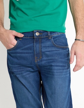 Jeans slim Mossimo deslavado para hombre