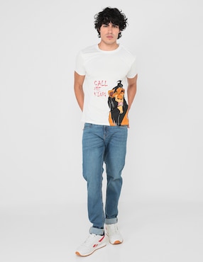Playera Disney Dtr Scar cuello redondo para hombre