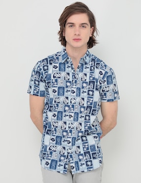 Camisa Casual Mossimo Manga Corta Para Hombre