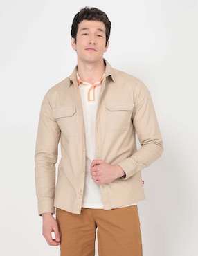 Camisa Casual Mossimo Manga Larga Para Hombre