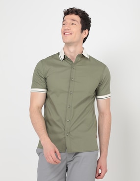 Camisa Casual Mossimo Manga Corta Para Hombre