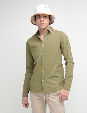 Camisa casual Mossimo manga larga para hombre
