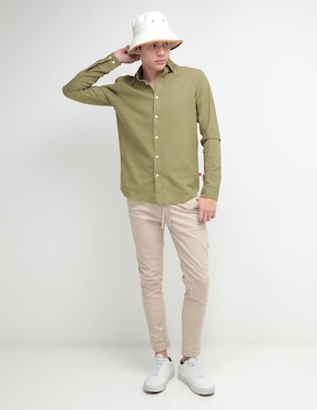 Camisa casual Mossimo manga larga para hombre