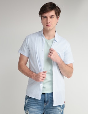 Camisa Casual Mossimo Manga Corta Para Hombre