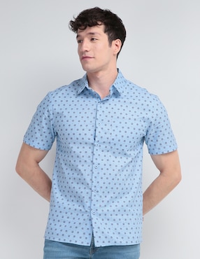 Camisa Casual Mossimo Manga Corta Para Hombre