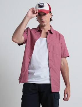 Camisa Casual Mossimo De Algodón Manga Corta Para Hombre