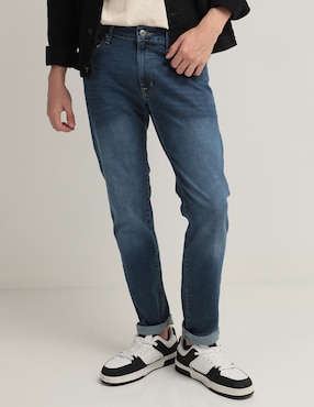 Jeans Recto Mossimo Deslavado Para Hombre