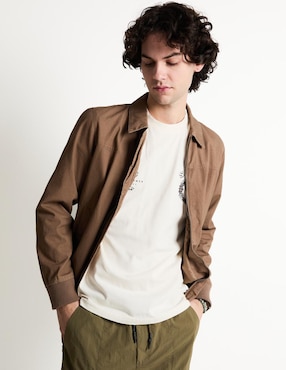 Chamarra Bomber Mossimo Con Bolsillos Para Hombre