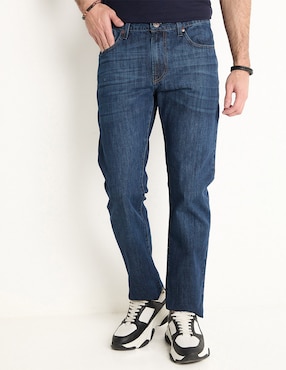 Jeans Straight Mossimo Lavado Medio Para Hombre