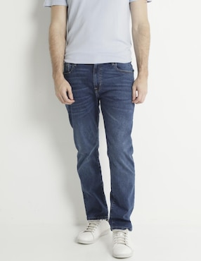 Jeans Straight Mossimo Deslavado Para Hombre