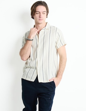 Camisa casual Mossimo de algodón manga corta para hombre