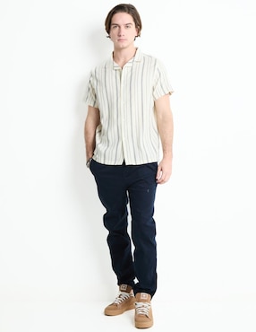 Camisa casual Mossimo de algodón manga corta para hombre