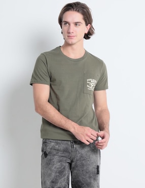 Playera Mossimo Cuello Redondo Para Hombre