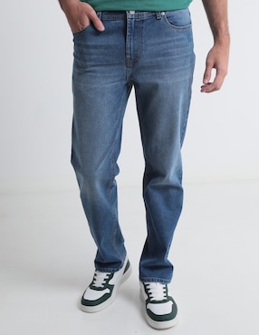 Jeans Slim Mossimo Deslavado Para Hombre