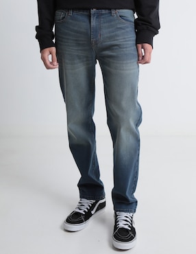 Jeans Slim Mossimo Deslavado Para Hombre