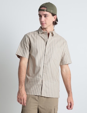 Camisa Casual Mossimo De Algodón Manga Corta Para Hombre