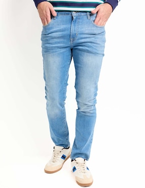 Jeans slim Mossimo deslavado para hombre