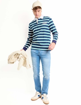 Jeans slim Mossimo deslavado para hombre