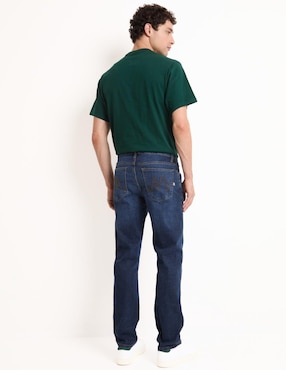 Jeans straight Mossimo lavado stone wash para hombre