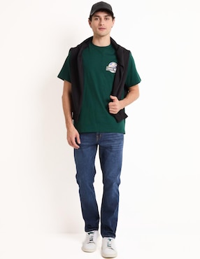 Jeans straight Mossimo lavado stone wash para hombre