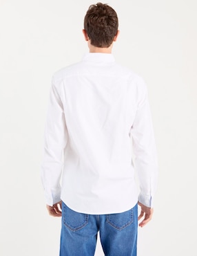 Camisa casual Mossimo de algodón manga larga para hombre