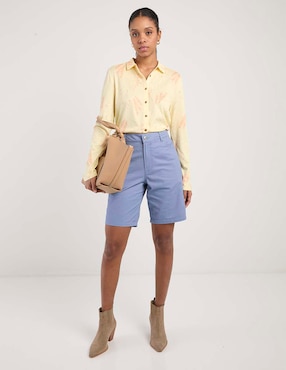 Bermuda Mossimo de poliéster para mujer