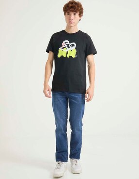 Jeans straight Mossimo deslavado para hombre