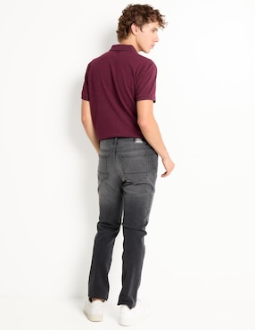 Jeans slim Mossimo lavado sand blast para hombre