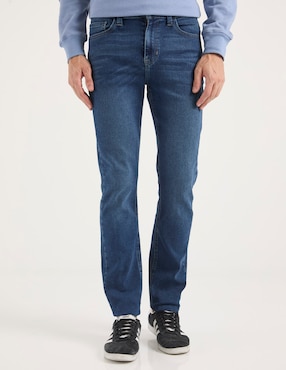 Jeans slim Mossimo deslavado para hombre