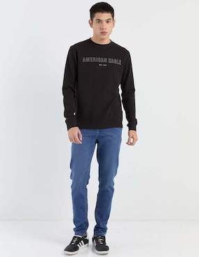 Jeans slim Mossimo deslavado para hombre
