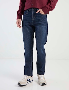 Jeans straight Mossimo deslavado para hombre